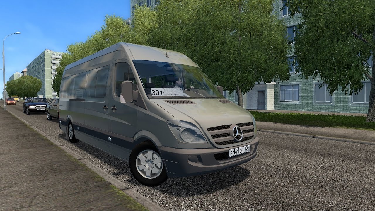 City Car Driving 1.5.9.2 – Mercedes Benz Sprinter 313 CDI Modu