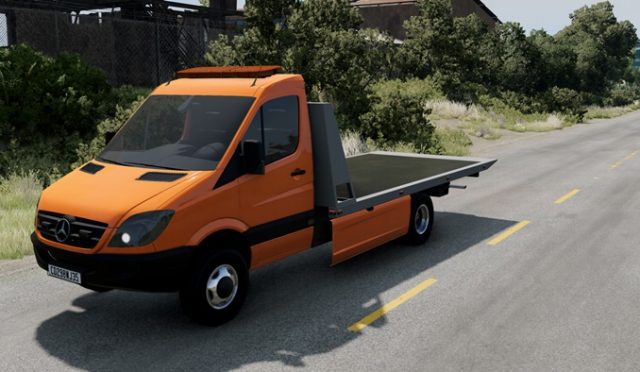 BeamNG Drive – Mercedes Sprinter Tow Kamyon Modu