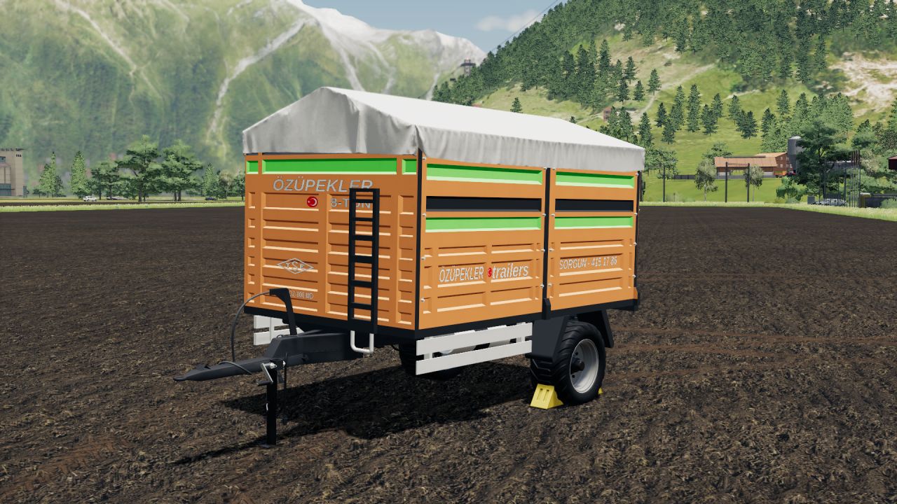 FS 19 – Lizard Özüpekler 8 Tonluk Römork V1.0 Modu