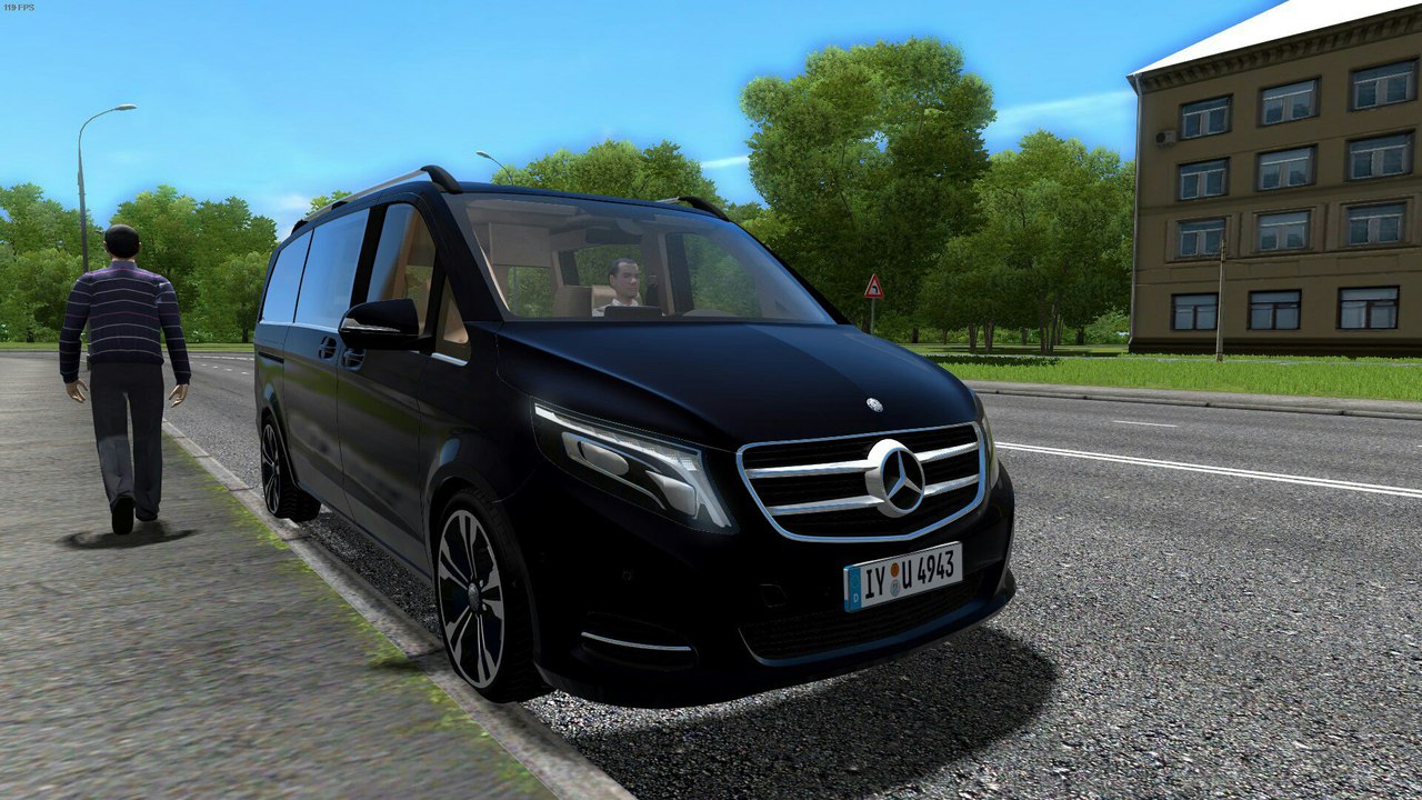 City Car Driving 1.5.9.2 – Mercedes Benz V-Class 250 Modu