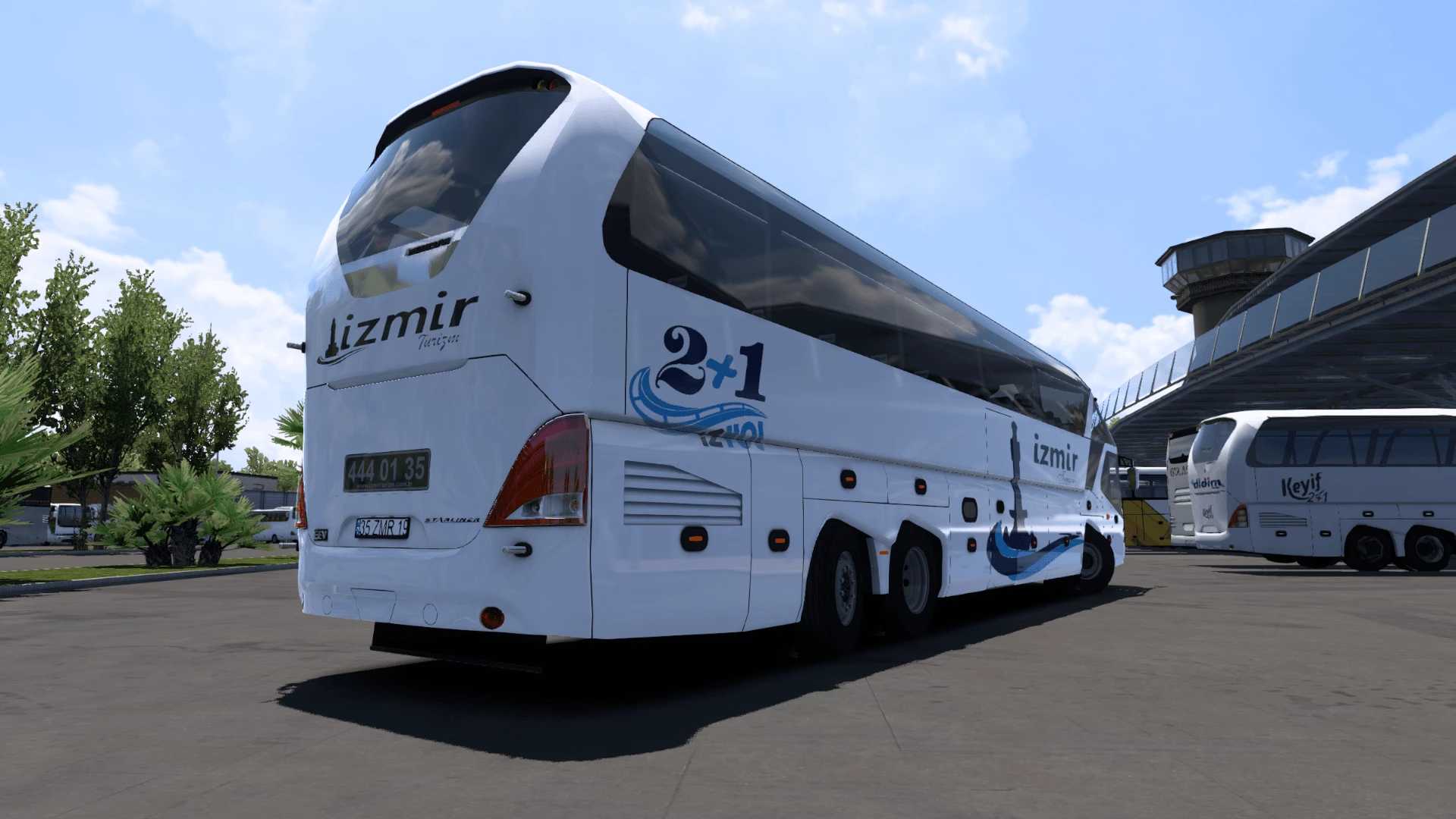 ETS 2 – Neoplan Starliner İzmir Turizm Kaplaması V1.0 Modu – 1.50