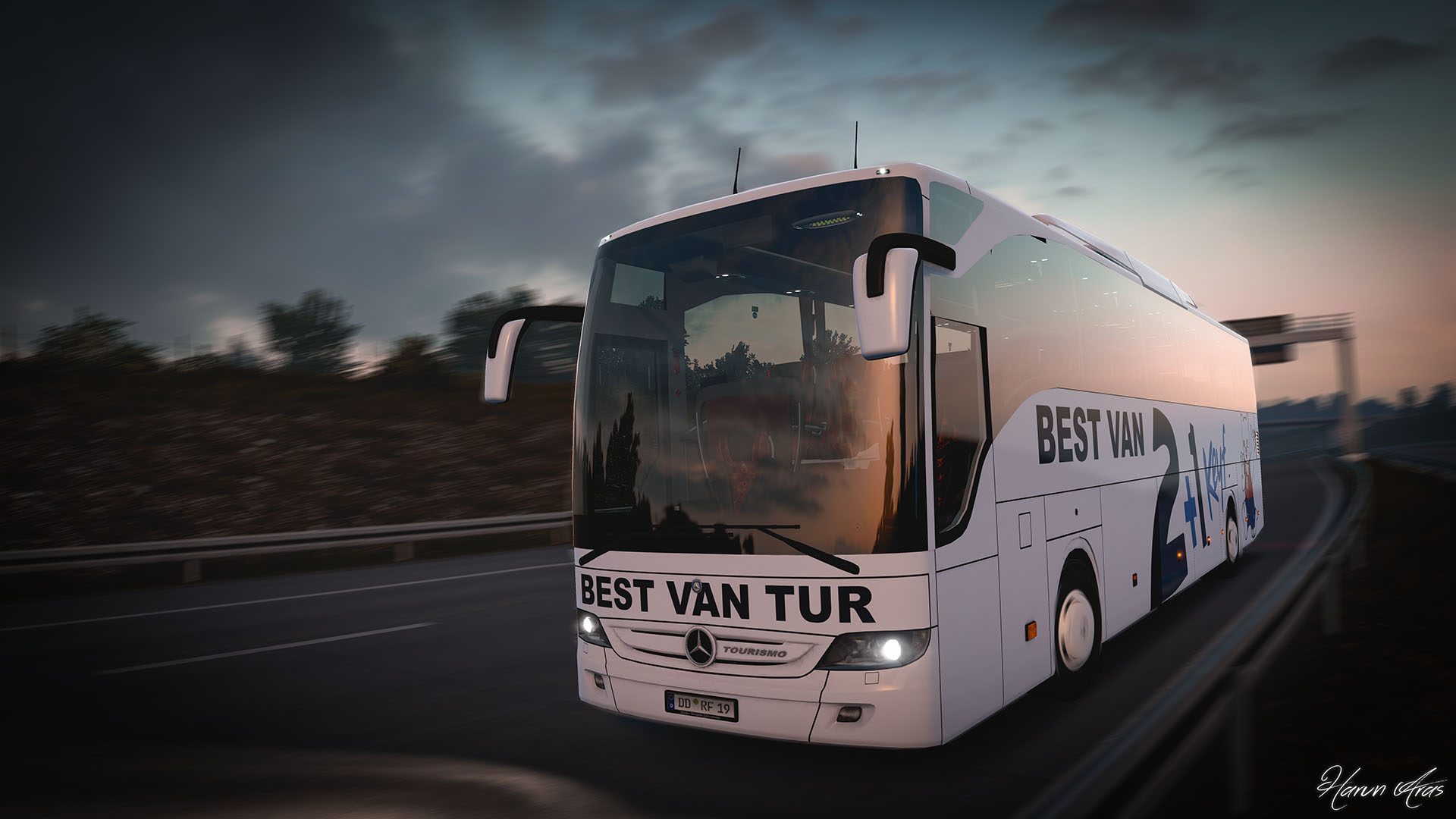 ETS 2 – Mercedes Benz Tourismo 16 RHD Modu – 1.50