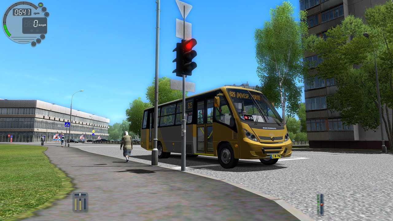 City Car Driving 1.5.9.2 – Mercedes Benz Neobus Thunder LO-915 Modu