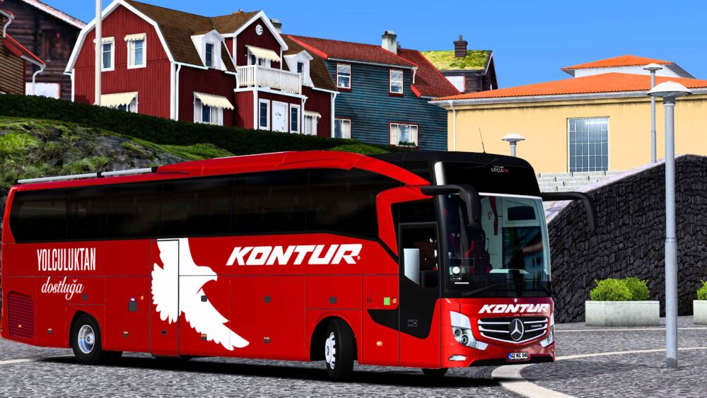 ETS 2 – Mercedes Benz Travego Kontur Kaplaması Modu – 1.50