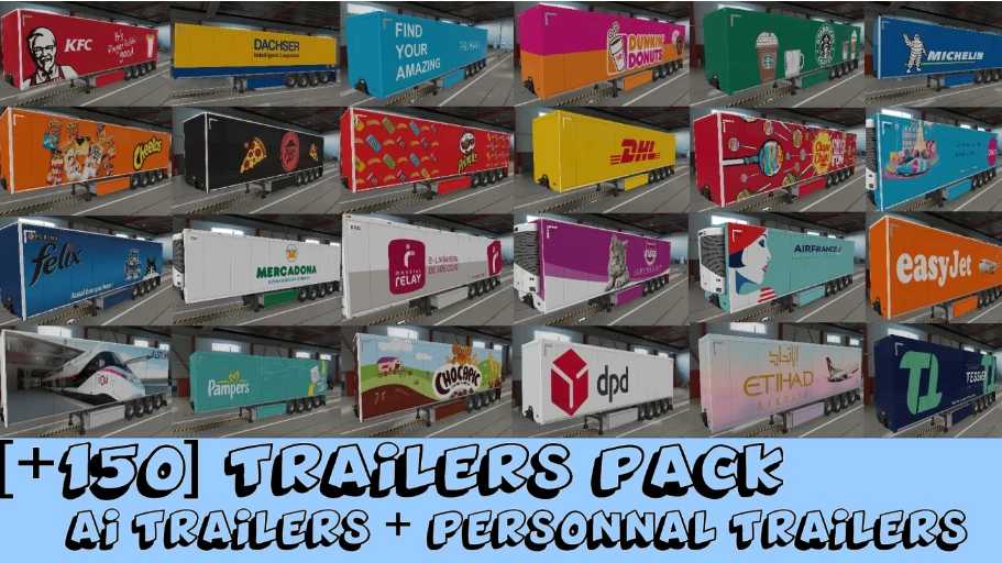 ETS 2 – Realistic Trailers Pack V22.1 Modu – 1.51