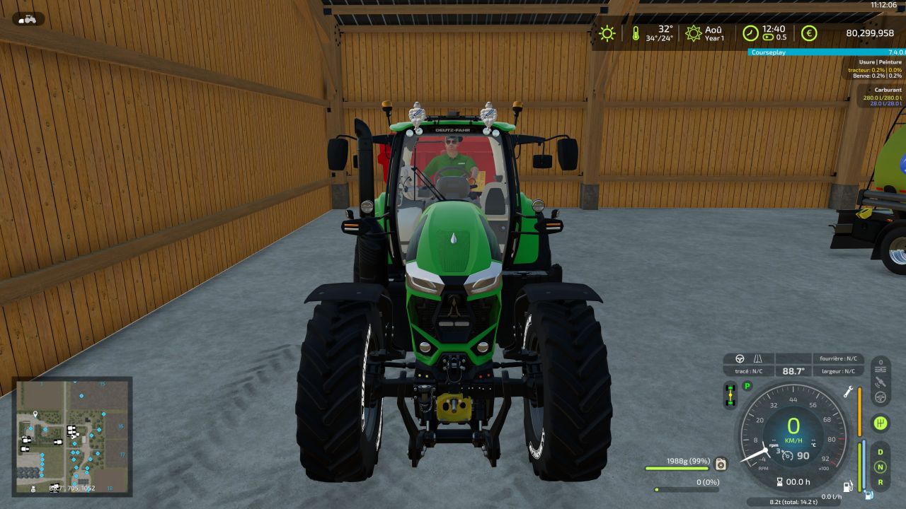 FS 22 – Deutz Fahr Series 6185 TTV Edit V1.0.1.2 Modu