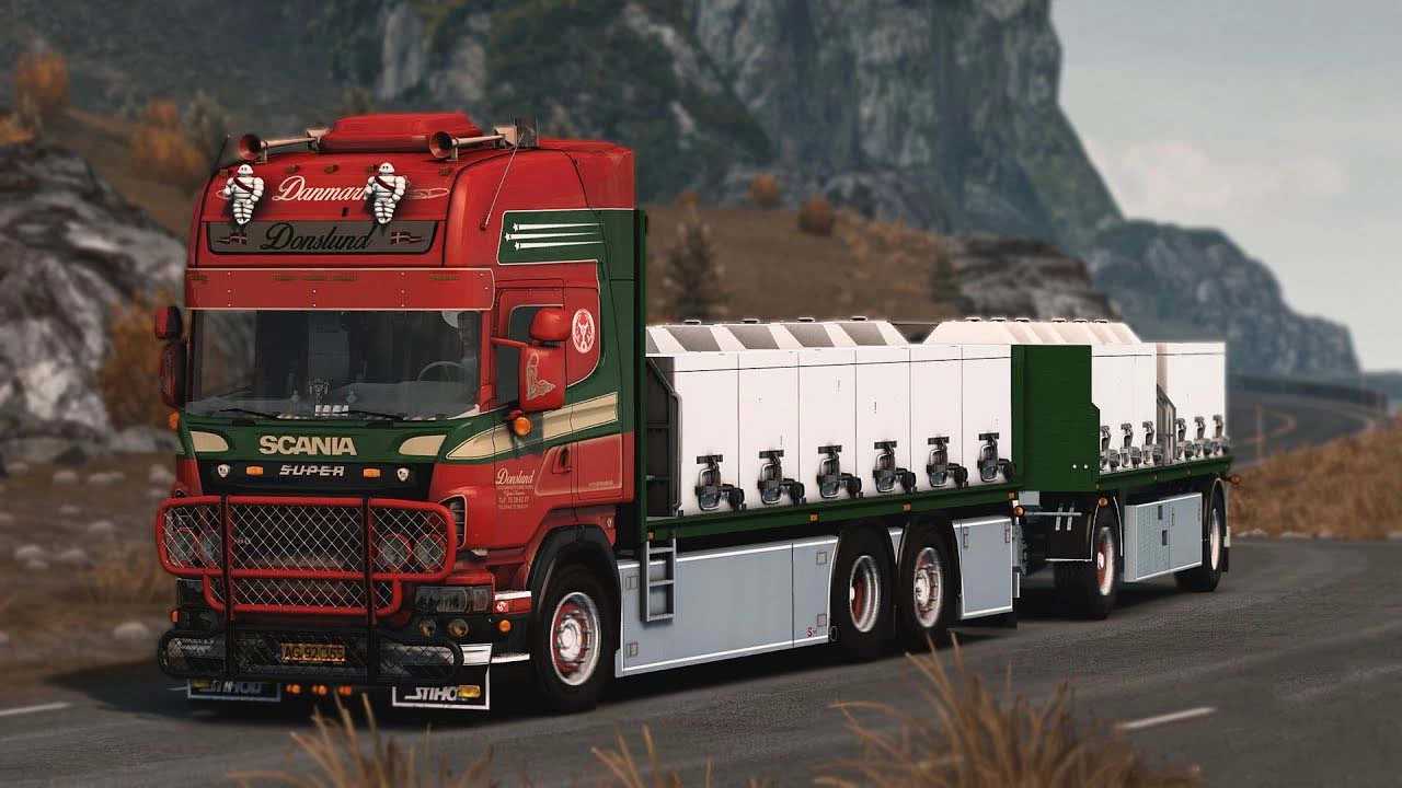 ETS 2 – Scania R560 Donslund + Dorse V5.2 Modu – 1.50