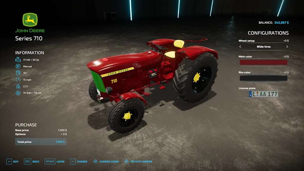 FS 22 – John Deere 710 Rust Edition V1.0 Modu