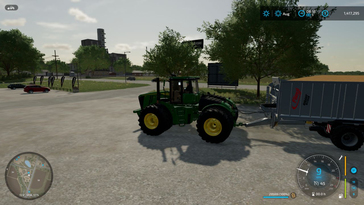 FS 22 – John Deere 9R (Gerçek Gösterge Paneli) V1.0 Modu