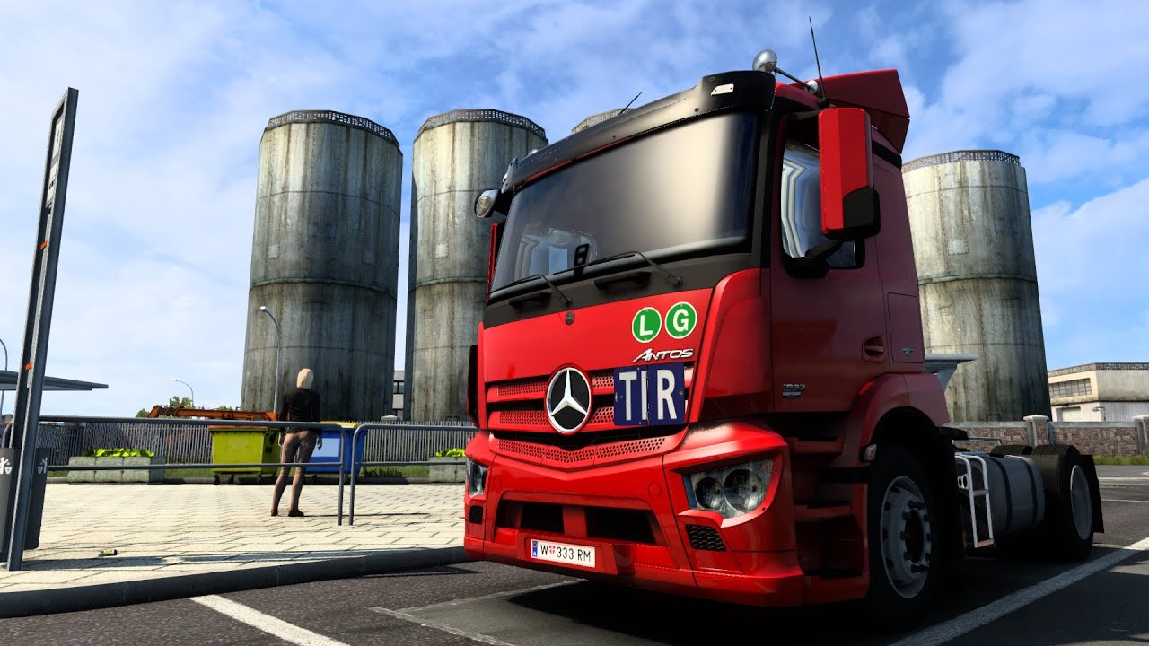 ETS 2 – Mercedes Benz Antos Modu – 1.51