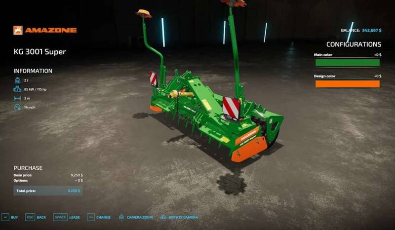 FS 22 – Amazone KG 3001 V1.2 Modu