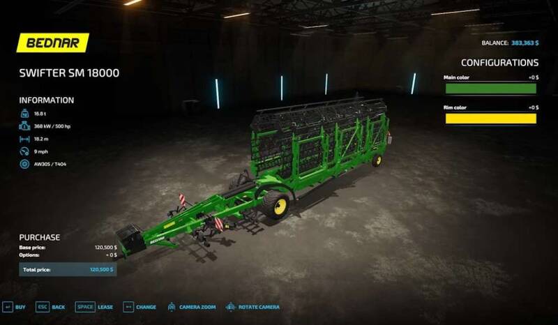 FS 22 – Bednar SM18 Rust Edition V1.0 Modu