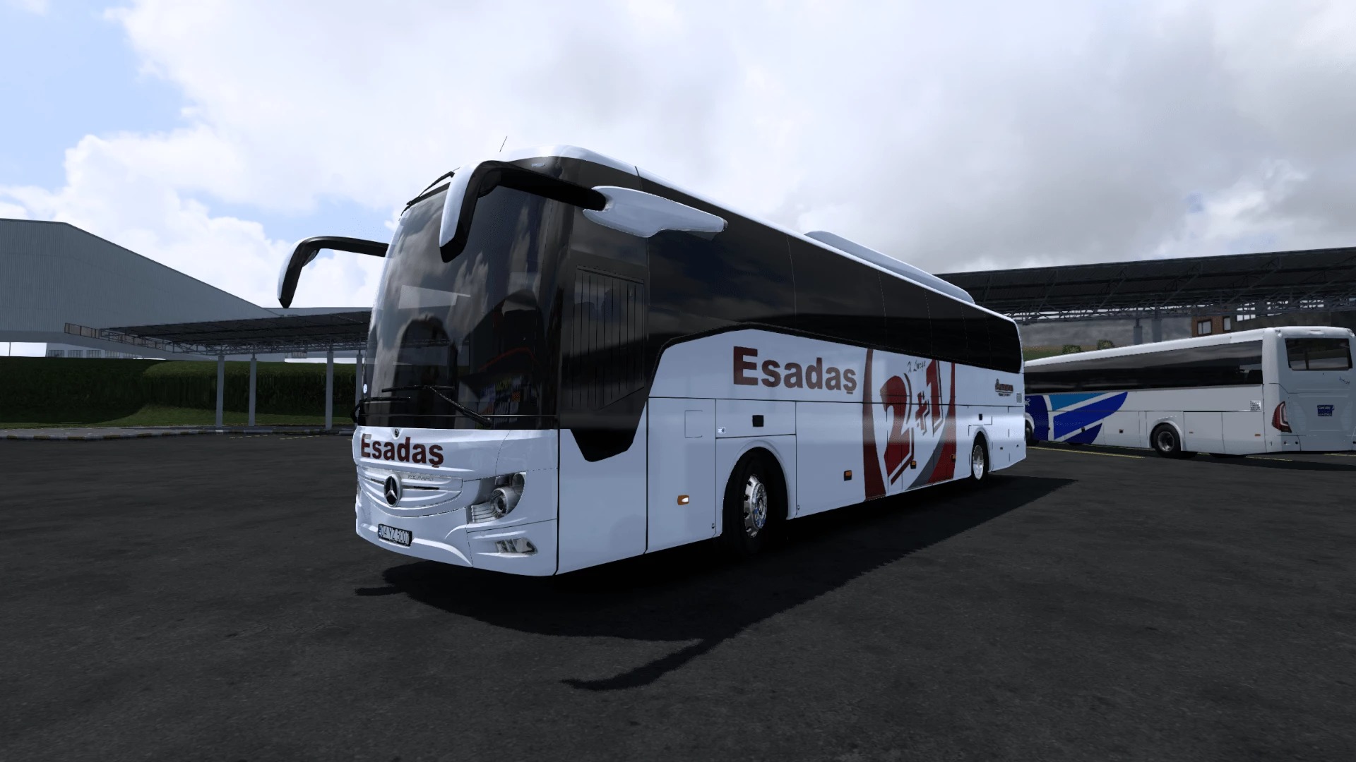 ETS 2 – Mercedes Benz New Tourismo Esadas Turizm Kaplaması V1.0 Modu – 1.51