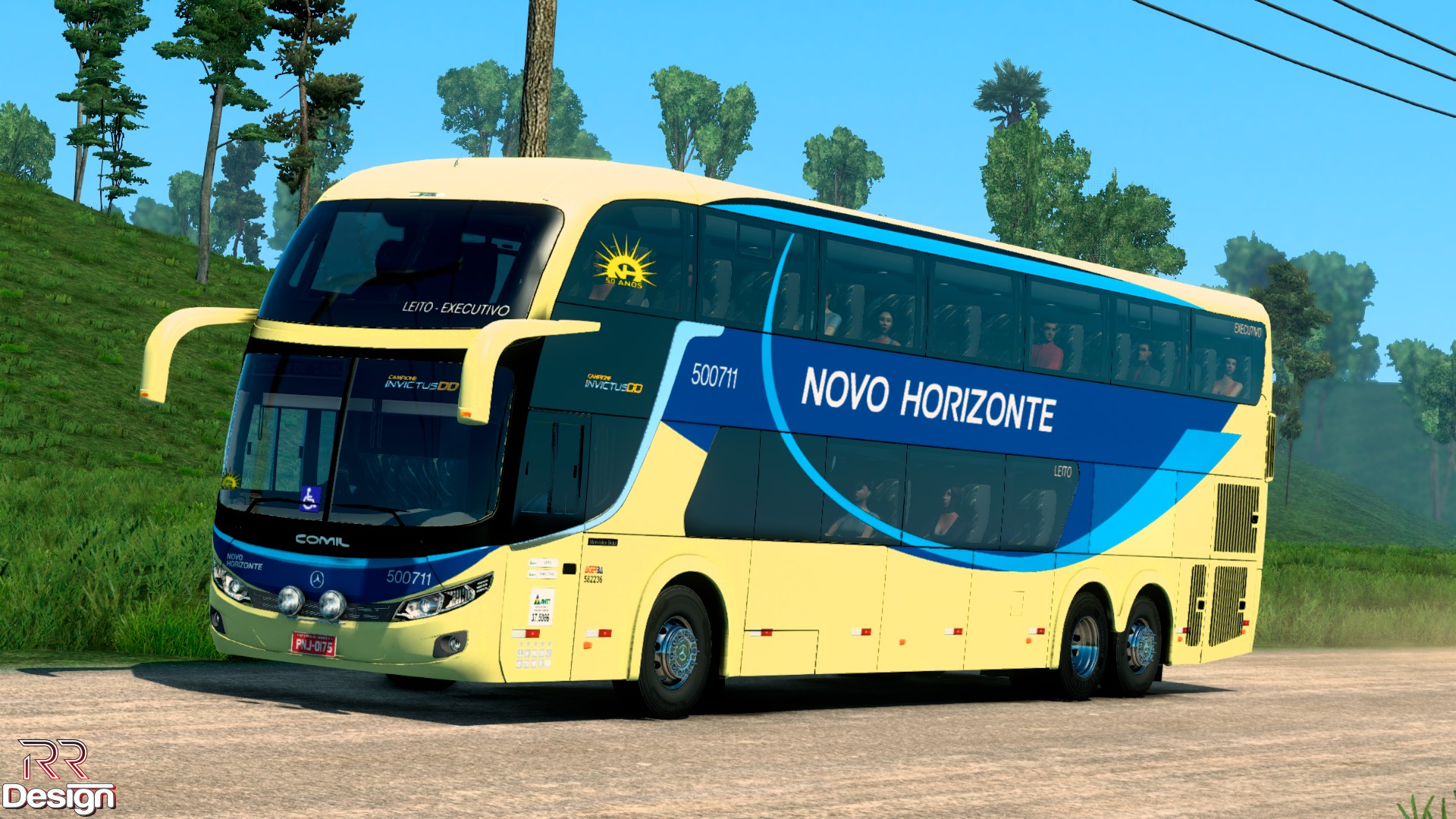 ETS 2 – Comil Invictus DD MB 6×2 & 8×2 Modu – 1.51