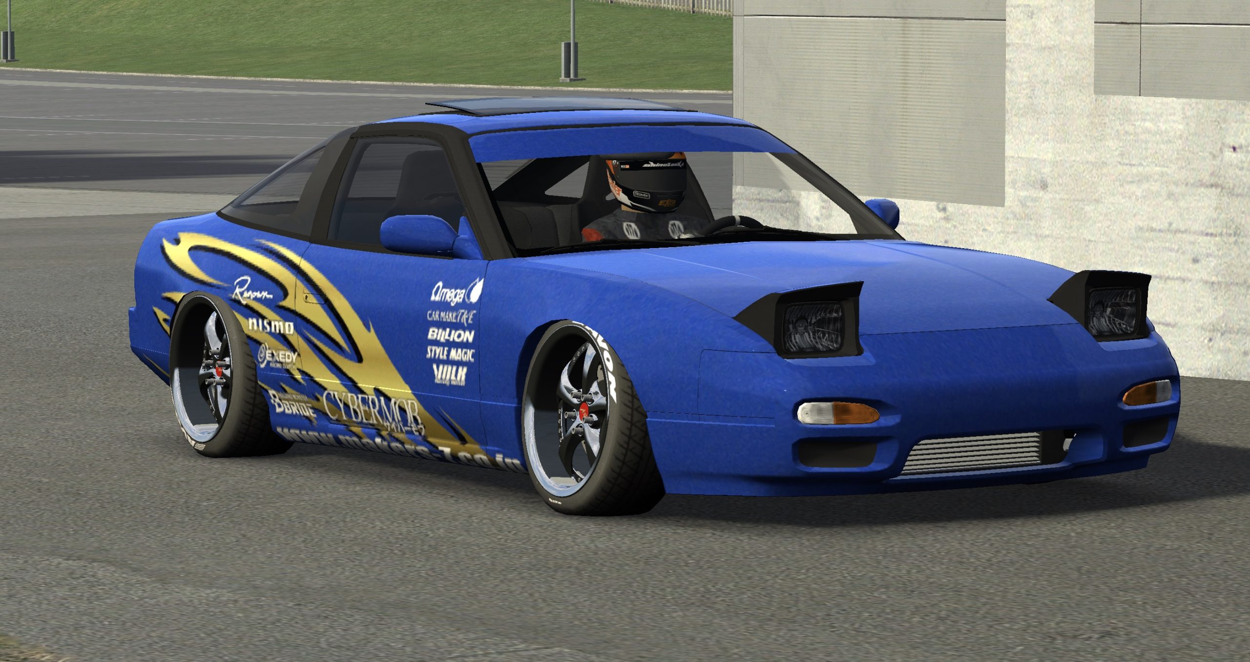 LFS – Nissan 240SX Stock Open Eyes Modu