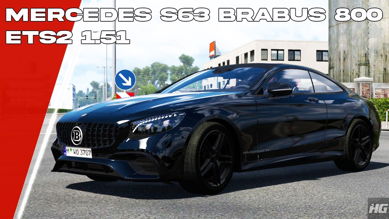 ETS 2 – Mercedes AMG S63 Coupe Brabus 800 2019 V1.1 Modu – 1.51