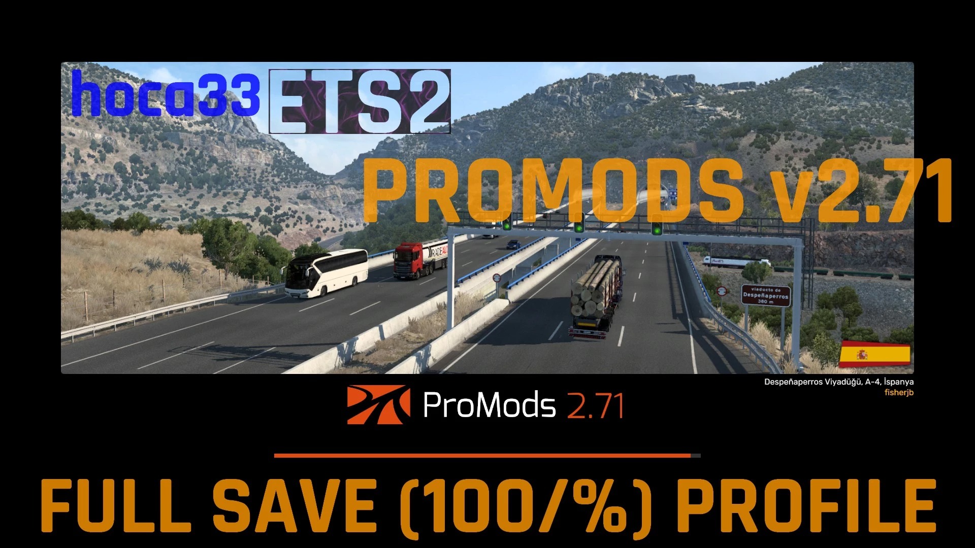 ETS 2 – Promods V2.71 Full Save Profile Modu – 1.51