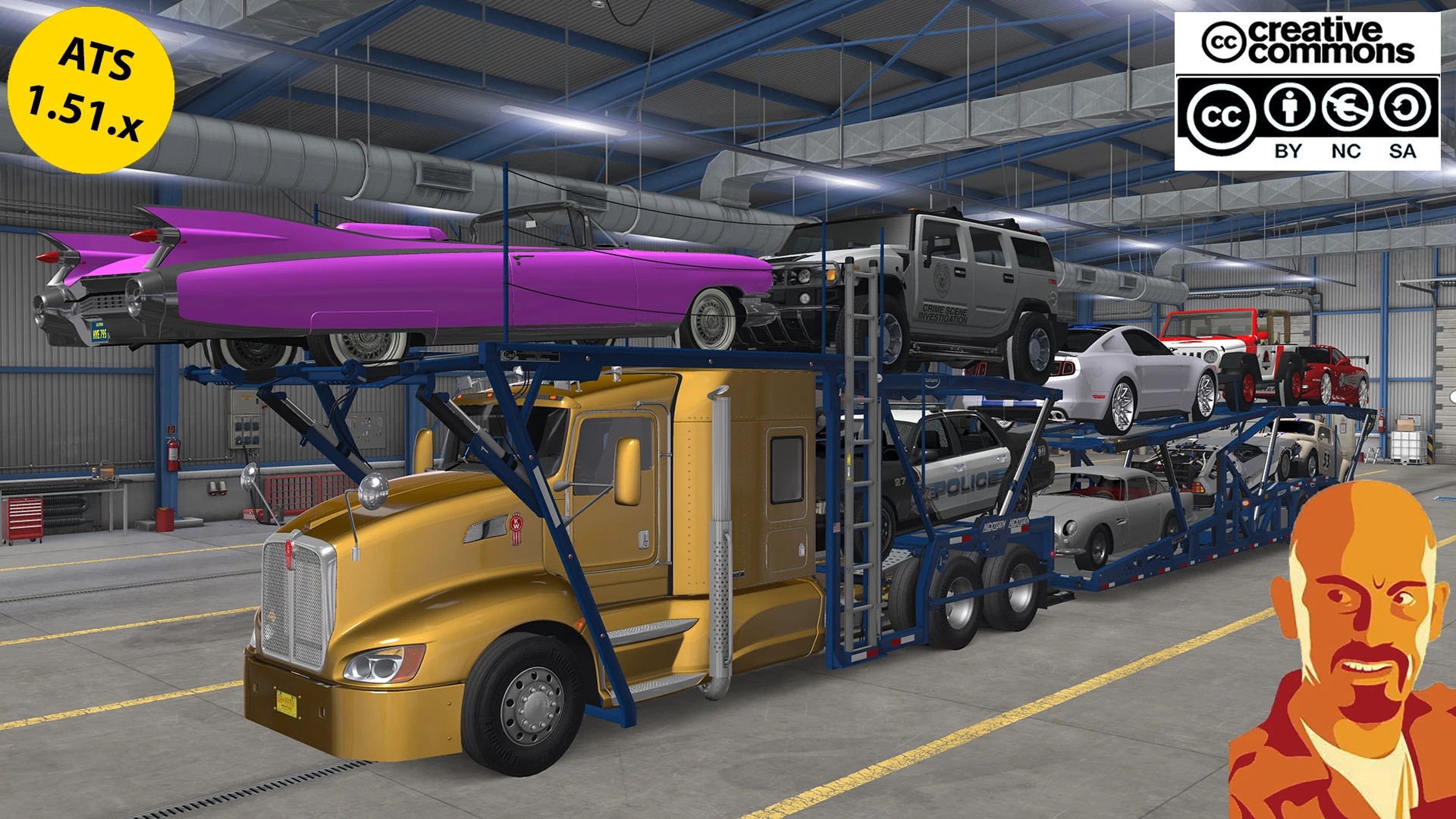 ATS – Kenworth T660 Araç Taşıyıcı V1.2 Modu – 1.51