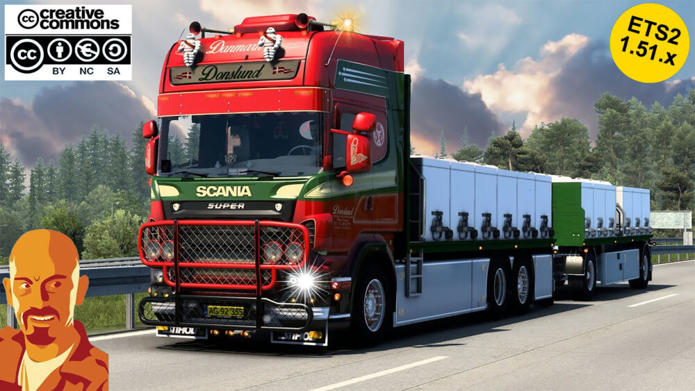 ETS 2 – Scania R560 Donslund + Dorse V5.2 Modu – 1.51