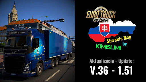 ETS 2 – SVK Map V36 Modu – 1.51