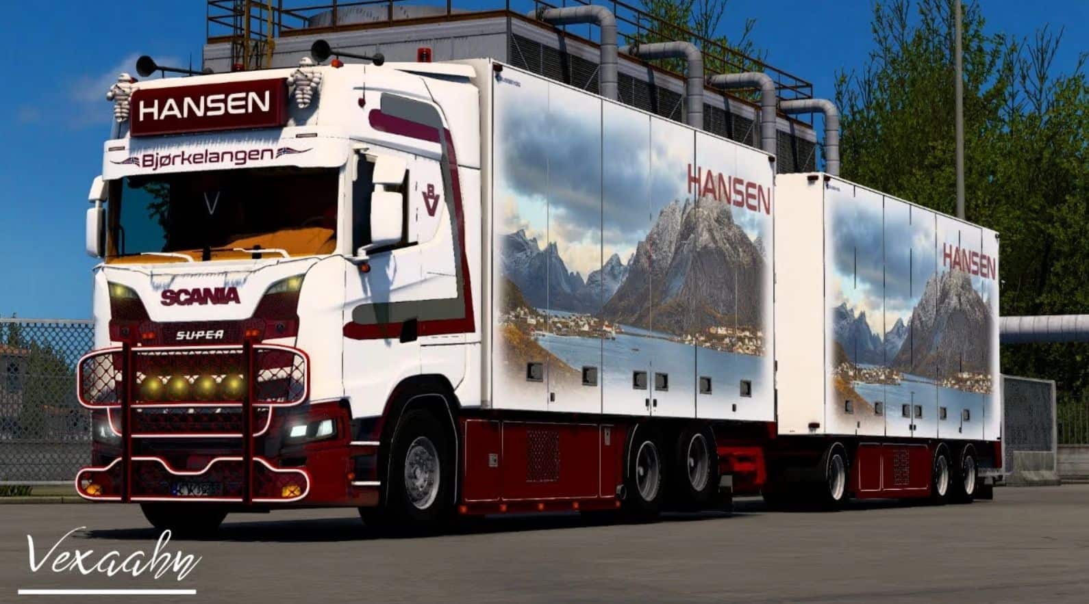 ETS 2 – Scania S580 Tandem Hansen V1.3 Modu – 1.51