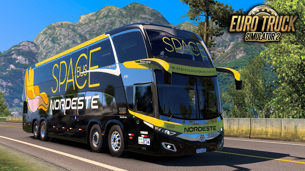 ETS 2 – Marcopolo New G7 1800 DD Mercedes Benz V6.0 Modu – 1.52