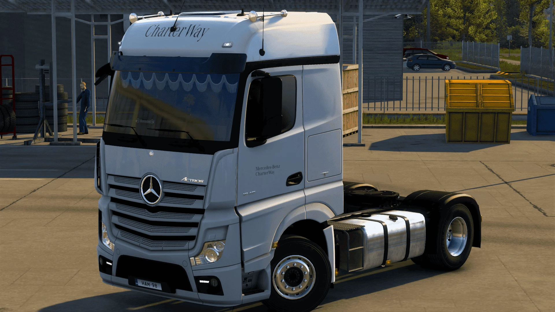 ETS 2 – Mercedes Benz Actros Charter Way Skin V1.0 Modu – 1.52