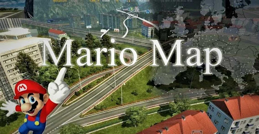 ETS 2 – Mario Map V1.52 Modu – 1.52