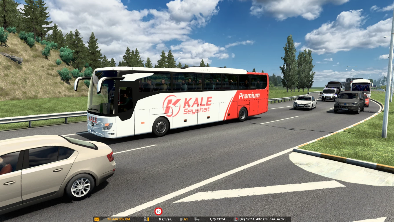 ETS 2 – Otobüs Trafik Paketi Modu – 1.52