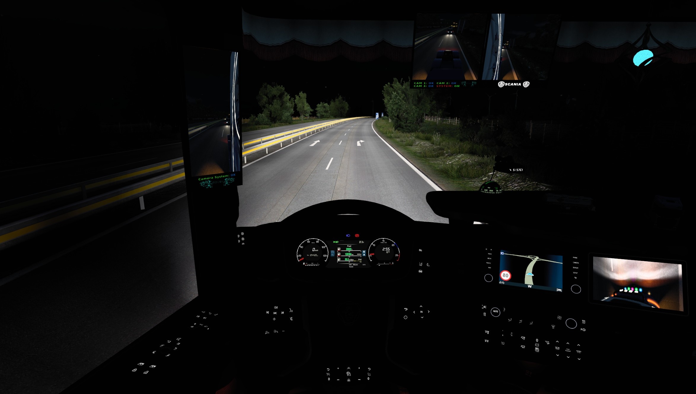 ETS 2 – Tüm Çekiciler İçin Gelişmiş Far Parlaklığı Modu – 1.51