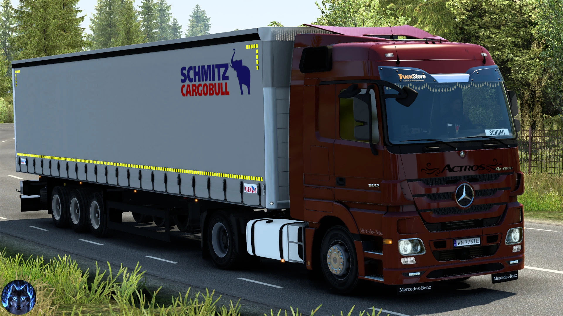 ETS 2 – Mercedes Actros MP3 Reworked V4.6 Modu – 1.53