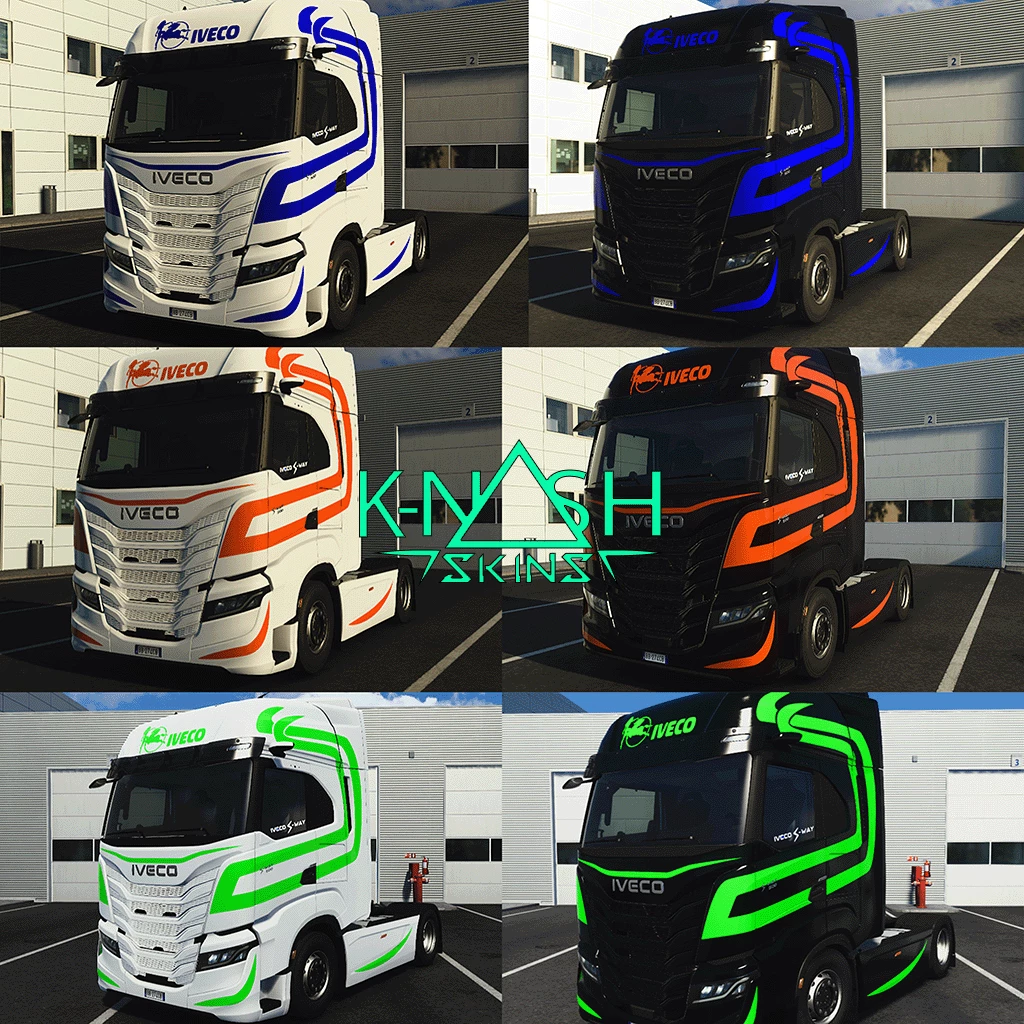 ETS 2 – Iveco S-Way Skins V1.0 Modu – 1.53