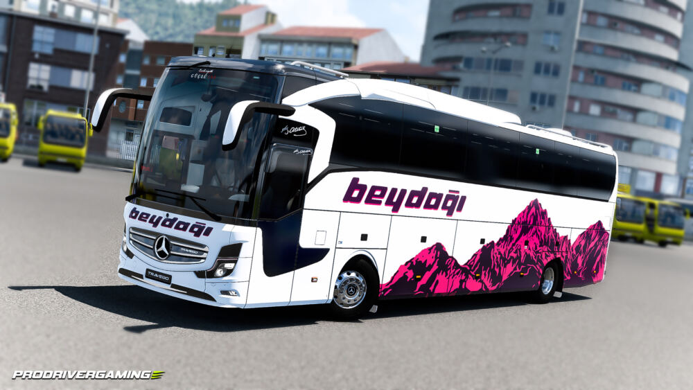 ETS 2 – Mercedes Benz Travego Beydağı Türk Otobüs Skin V1.0 Modu – 1.53