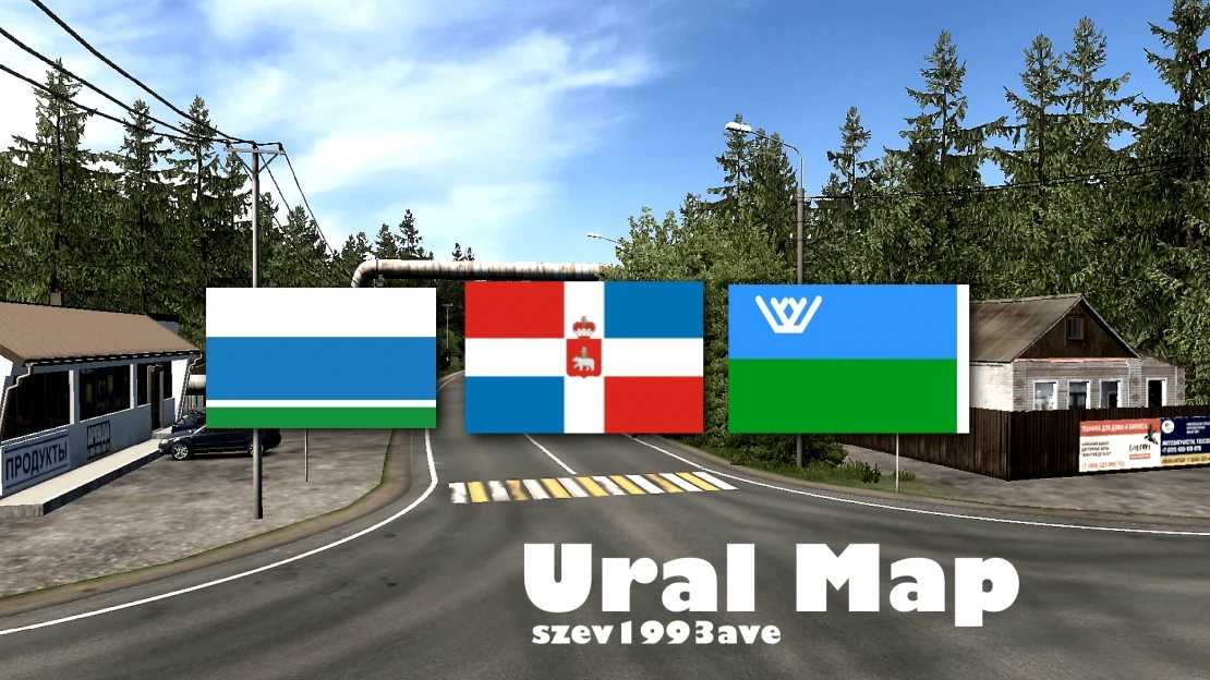 ETS 2 – Ural Map V1.0 Modu – 1.53