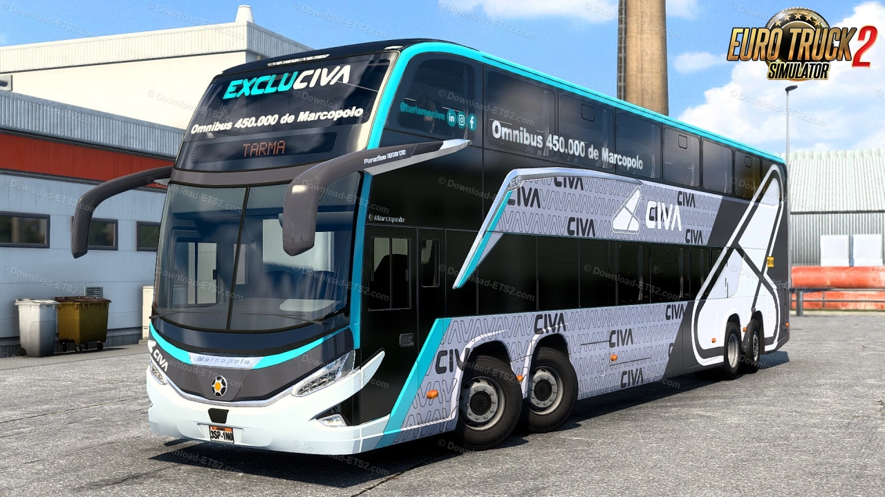 ETS 2 – Marcopolo Paradiso G8 1800 DD MB O500RSD V1.0 Modu – 1.53