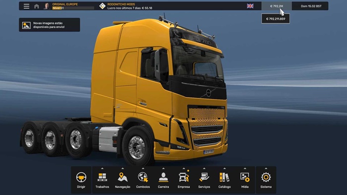 ETS 2 – Profil (Savegame) V1.0 Modu – 1.53