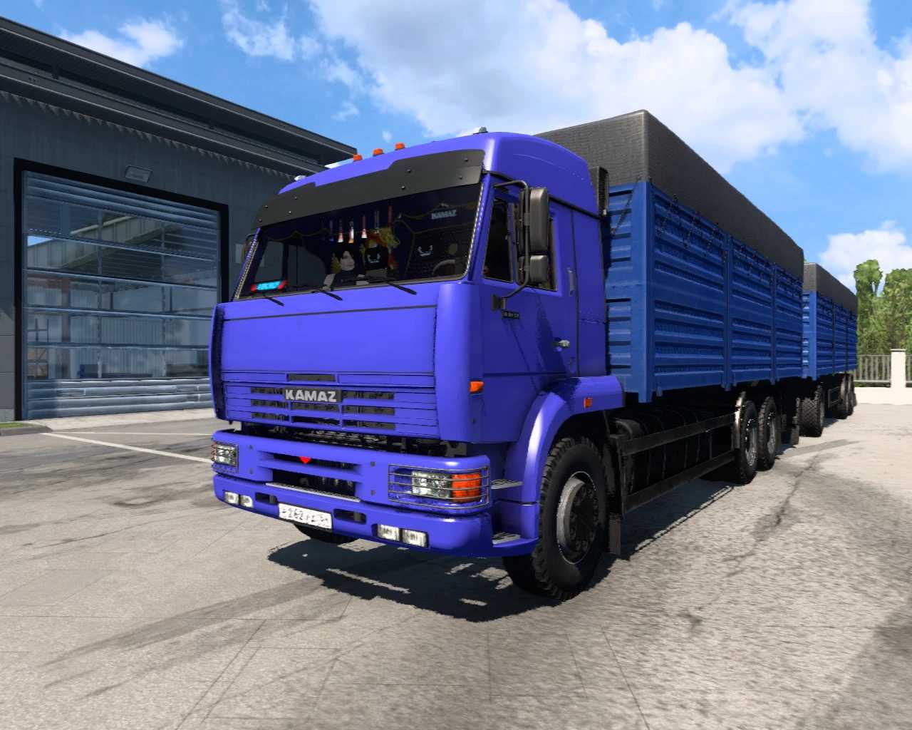 ETS 2 – Kamaz 54-64-65 Zernovoz Modu – 1.53