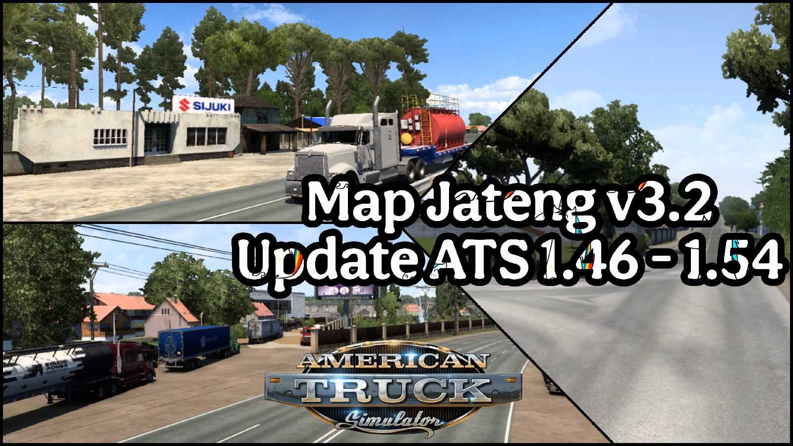 ATS – New Jateng Map V3.2 Modu – 1.54